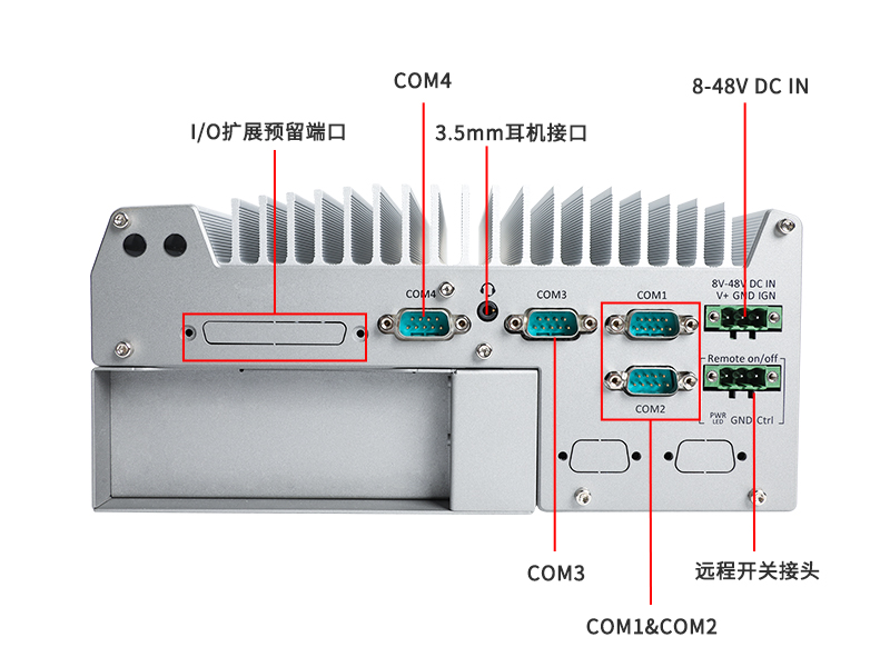 酷睿12代工控機(jī)-嵌入式無(wú)風(fēng)扇工業(yè)主機(jī)|DTB-3180-Q670E
