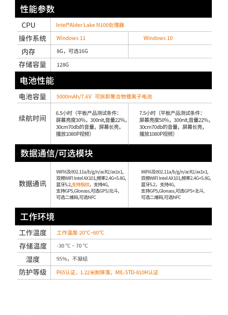 10.1英寸手持工業(yè)平板,戶外陽(yáng)光可視,IP65等級(jí)防護(hù),DTZ-I1001E-N100 .jpg